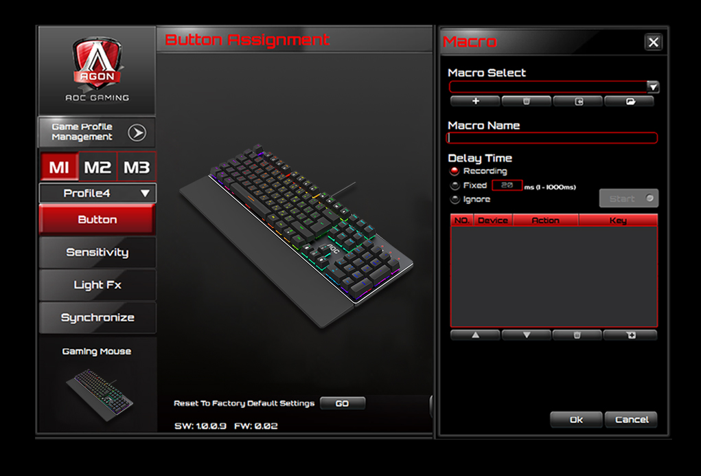 AOC GK500 Gaming Mechanical Keyboard